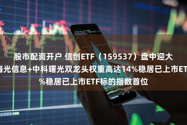 股市配资开户 信创ETF（159537）盘中迎大量资金申购，海光信息+中科曙光双龙头权重高达14%稳居已上市ETF标的指数首位