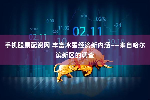 手机股票配资网 丰富冰雪经济新内涵——来自哈尔滨新区的调查